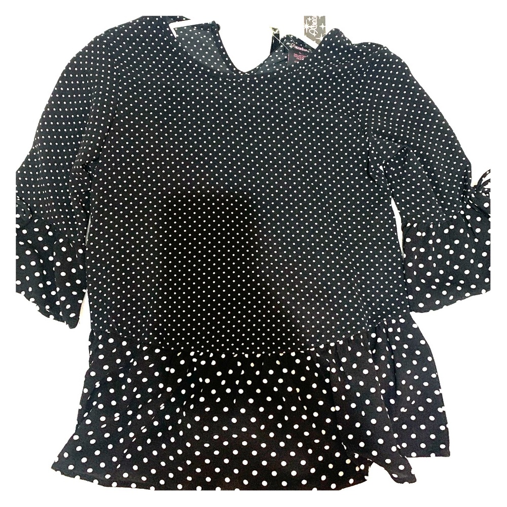Girls dress shirt w/ necklace